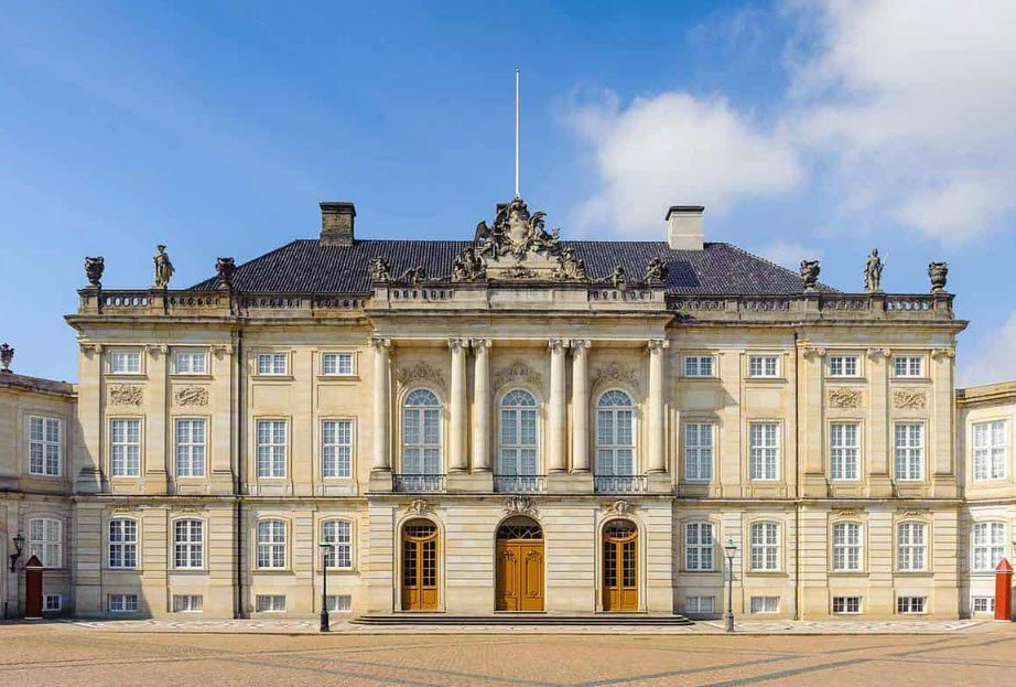 Amalienborg Palace, Copenhagen, Denmark